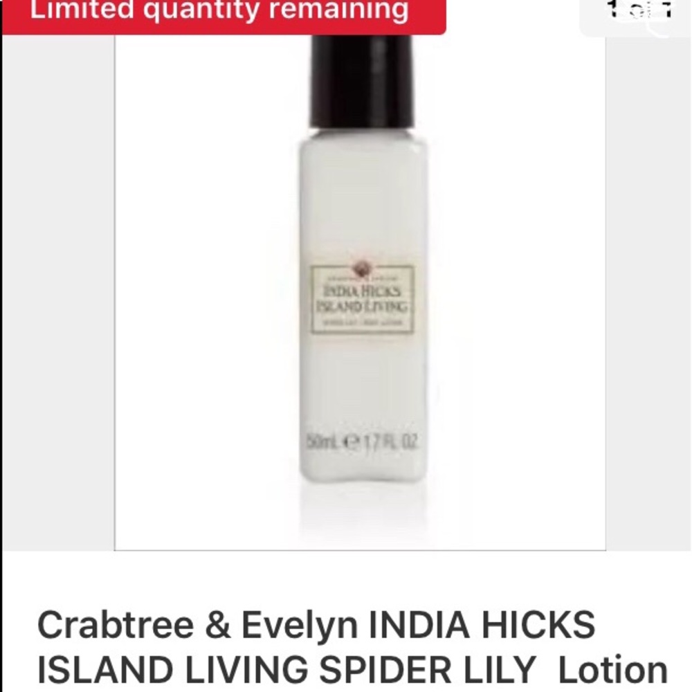 India Hicks Island Living SPIDER LILY LOTION ONLY